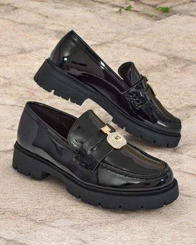 Royalfashion Mocassins laqués pour femme Bemies
