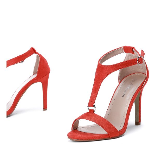 Sandales à talons hauts orange Rosie - Footwear