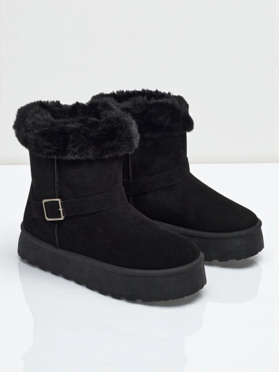 Royalfashion Bottes courtes de style bottes de neige pour femmes Myrelle