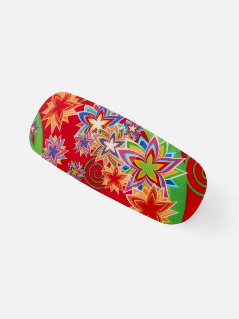 Barrette colorée pour enfants avec des petites fleurs