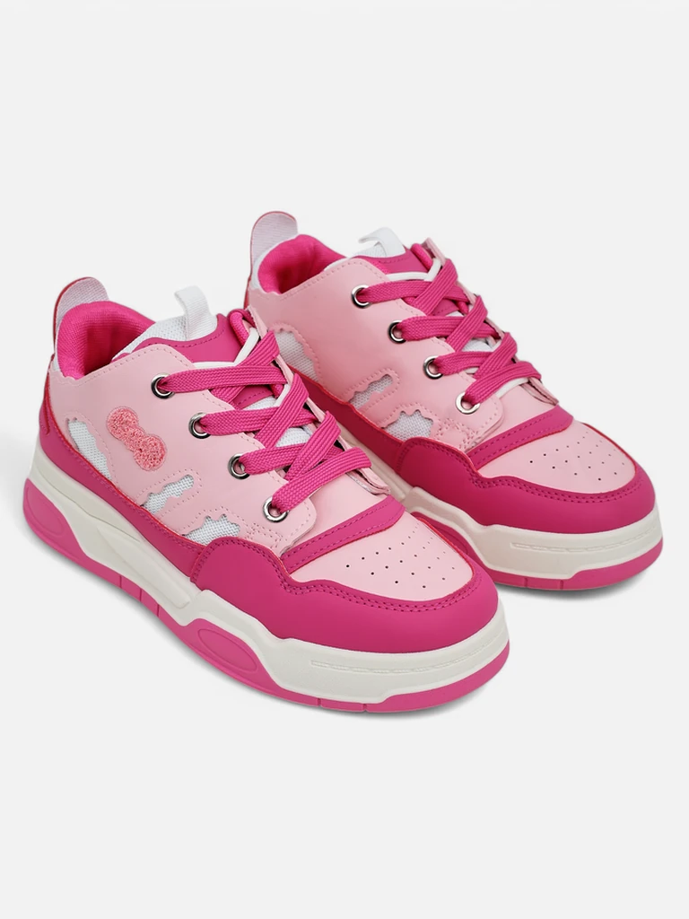 Royalfashion Baskets de sport pour femmes sur semelles épaisses Velocity