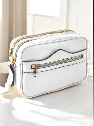 Royalfashion Petit sac à main pour femmes en simili cuir mat