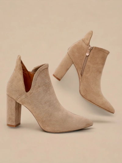 Bottes marron clair avec coupe Alania - Footwear