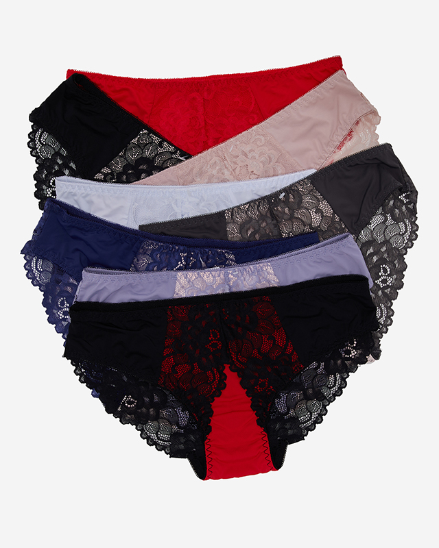 Lot de slips pour femmes en dentelle 8 / paquet - Sous-vêtements