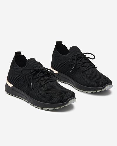 Baskets Noires à Talon Plat Mistrale pour Femmes