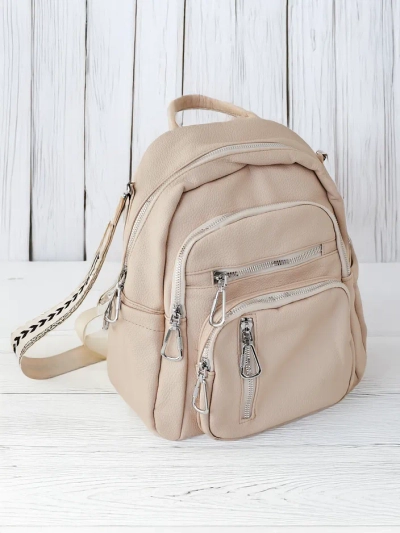 Royalfashion Petit sac à dos pour femmes en éco-cuir