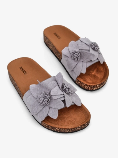 Sandales Royalfashion pour femmes avec fleurs Foules
