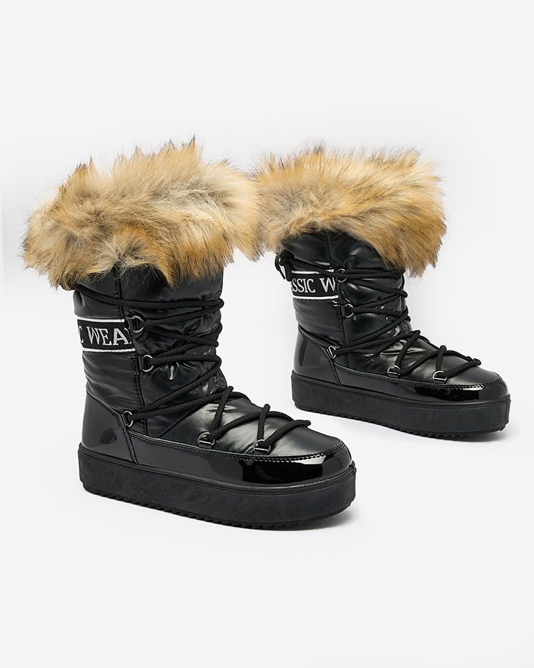 Royalfashion slip-on boots a'la snow boots for women GMILLO