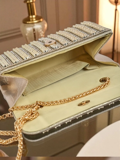 Royalfashion Pochette pour femme avec zircons Elira Dusk