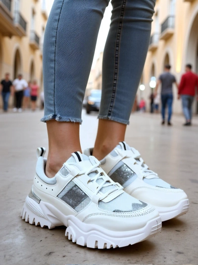 Royalfashion Baskets de sport pour femme Obilis