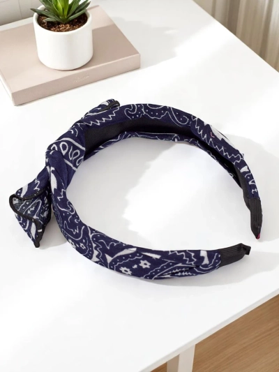 Royalfashion Serre-tête à motifs avec nœud Mila