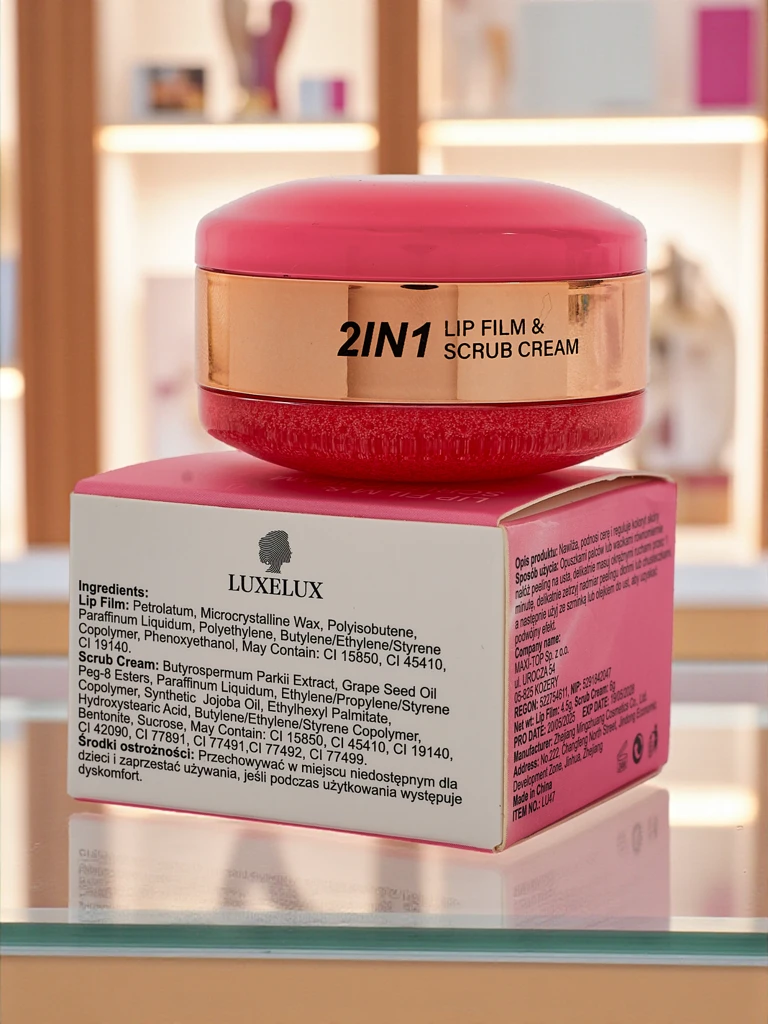 Luxelux Baume à lèvres et exfoliant 2 en 1