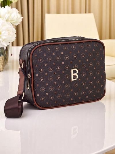 Royalfashion Petit sac à main pour femme en cuir écologique avec imprimé Viva