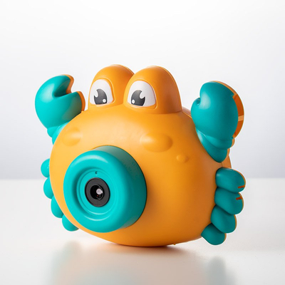 Machine à bulles de crabe orange pour enfants de 3 ans et plus - Jouets