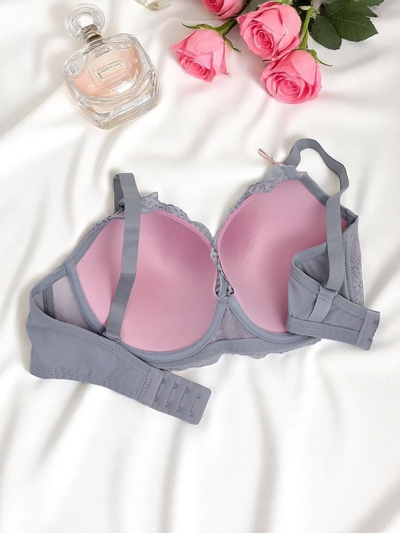 Royalfashion Soutien-gorge en dentelle rembourré pour femme Delicate Grace