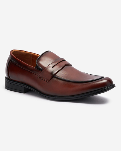Demi-souliers classiques marron pour hommes Jerif - Chaussures