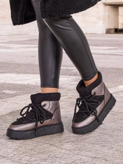 Bottes de neige à lacets pour femmes Royalfashion Iniuc