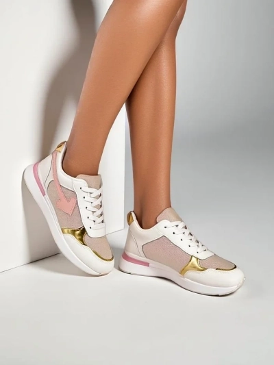 Royalfashion Baskets de sport pour femmes avec paillettes Berilane