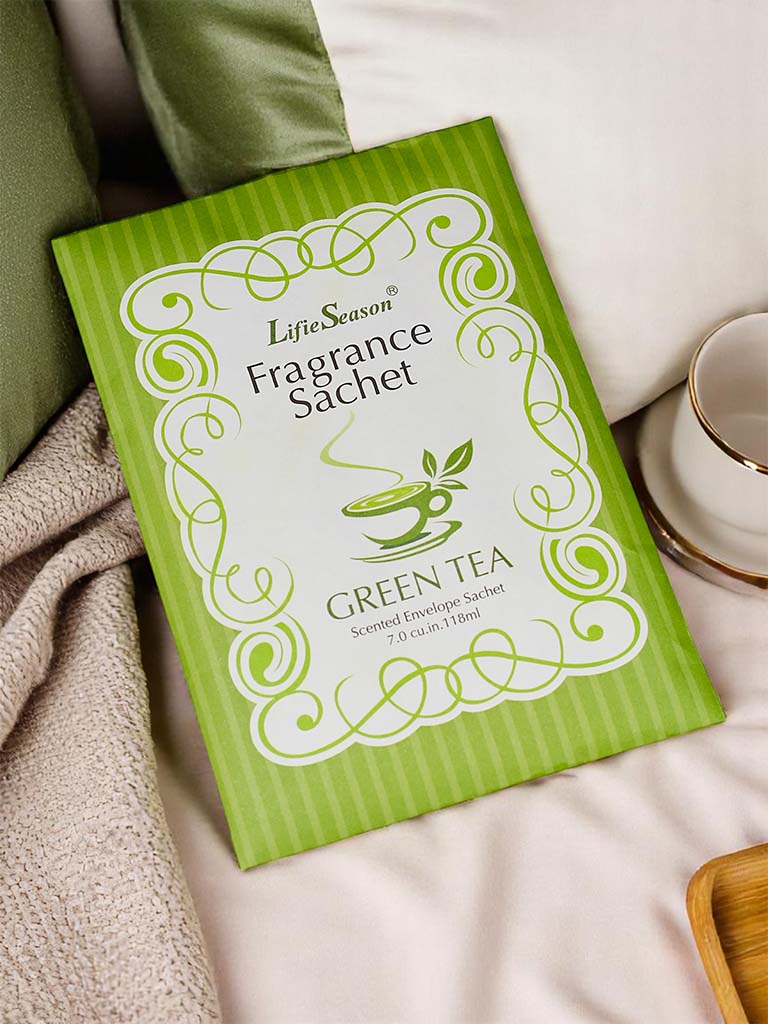 Sachets parfumés pour voiture, sac à main, placard et salle de bain. Thé vert.
