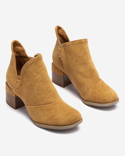 Bottes isolées Camel pour femmes sur le poteau Karela - Footwear