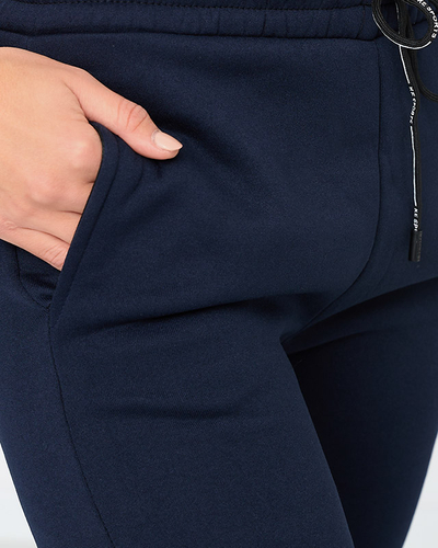 Pantalon de jogging femme bleu marine - Vêtement