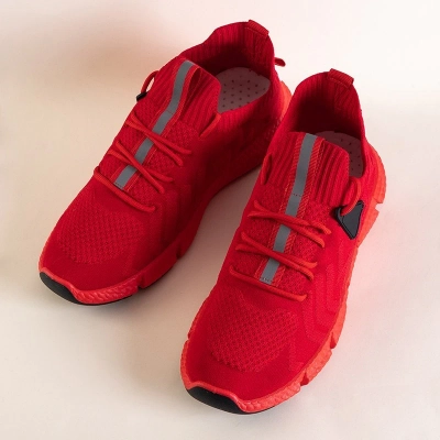 OUTLET Chaussures de sport homme rouges Puerto - Chaussures