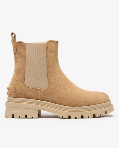 Royalfashion Bottes isolées pour femmes en camel Comfy Walk