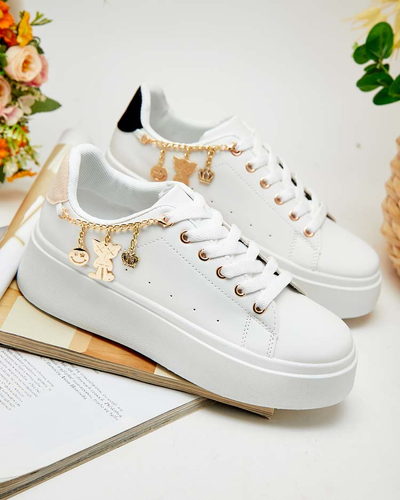 Royalfashion Baskets sportives pour femmes avec embellissement Gonemi