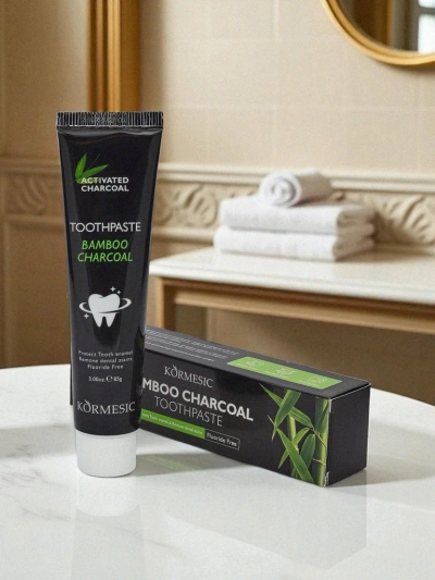Dentifrice blanchissant au charbon de bambou