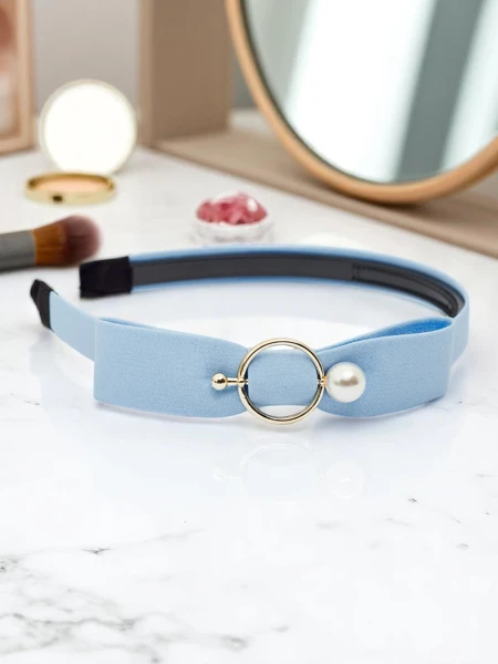 Royalfashion Bandeau avec Nœud et Broche Charm Nœud