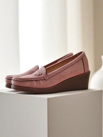 Royalfashion Mocassins pour femmes sur un petit talon Lomman