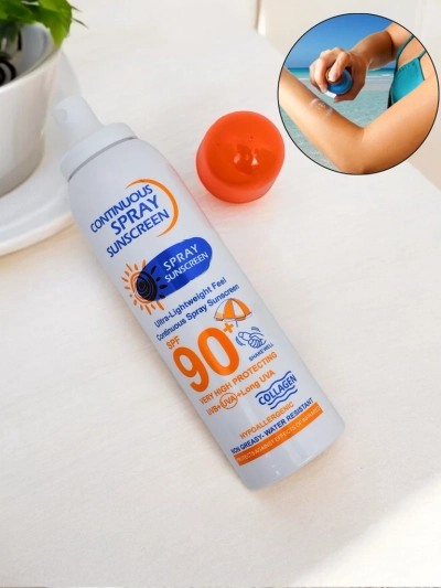 Spray solaire 90 SPF PROTECTION ULTRA avec collagène