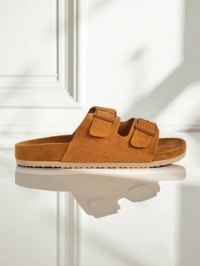 Royalfashion Sandales pour femmes en éco-daim avec boucles Bella Duo