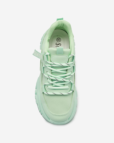 Menthe Chaussures de sport pour femmes Evilpo- Footwear