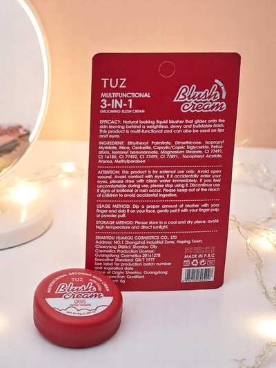 Fard à joues crème en pot Rose Corail