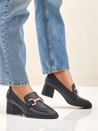 Mocassins femme Royalfashion à petits talons Kamelia