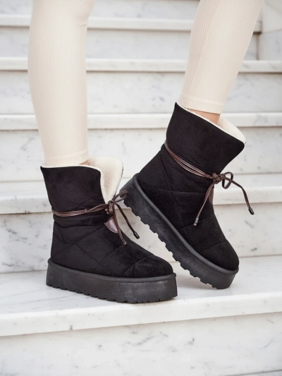 Bottes de neige à lacets pour femmes Royalfashion Wdeno