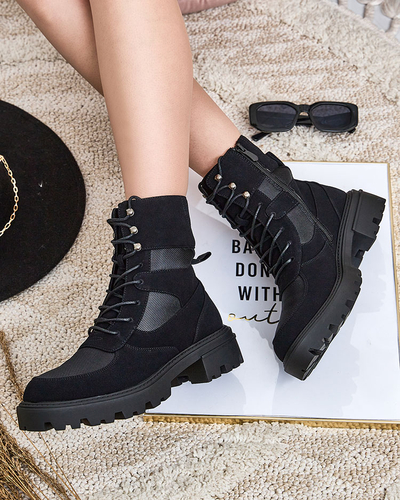 Royalfashion Bottes à lacets Hovienta pour femme