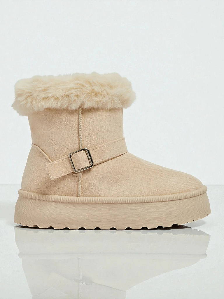 Royalfashion Bottes courtes de style bottes de neige pour femmes Myrelle