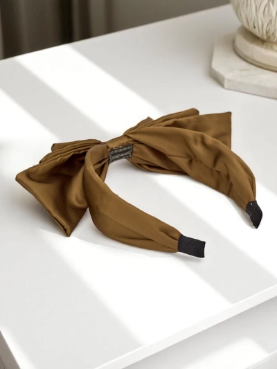 Royalfashion Bandeau en satin avec nœud Celine