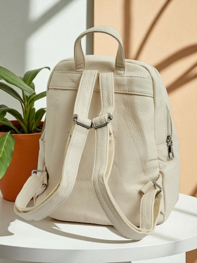 Royalfashion Sac à dos pour femmes en cuir écologique Evelin Day