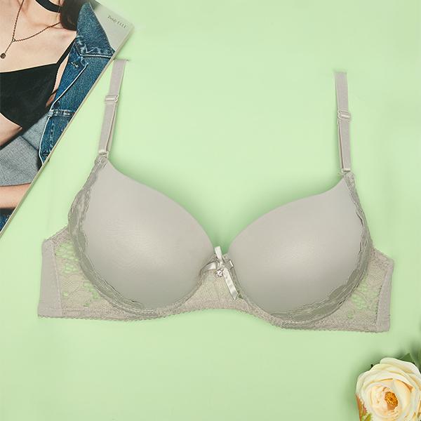 Soutien-gorge en dentelle Smooth pour femme en gris - Sous-vêtements