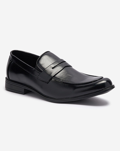 Demi-souliers classiques noirs pour hommes Jerif - Chaussures