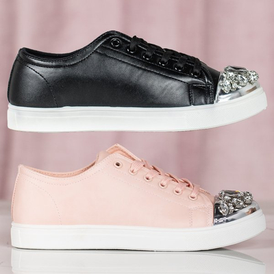 Baskets roses avec cristaux Vierenssa - Footwear