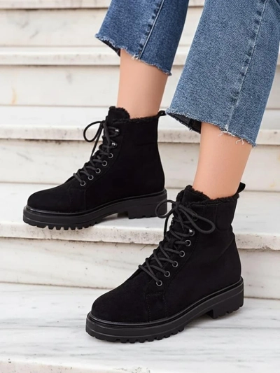 Bottines à lacets pour femmes Royalfashion Vesot