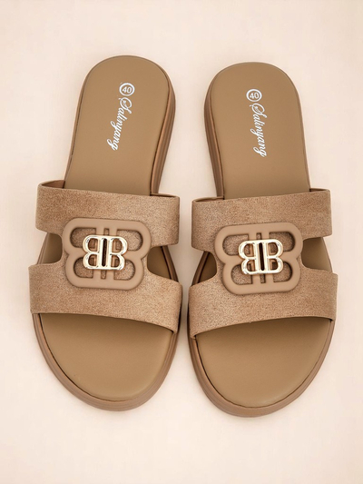 Royalfashion Claquettes plates ChicStep pour femmes