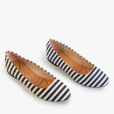 Ballerines femme beiges et noires Neptun - Footwear