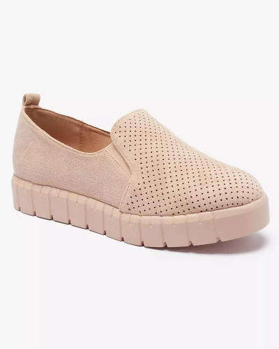 Baskets à enfiler ajourées en poudre pour femme Cegeti - Footwear