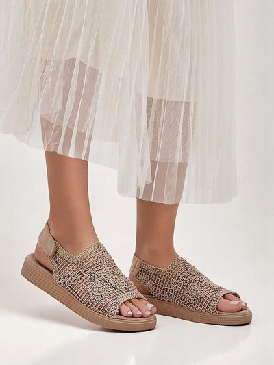 Sandales ajourées Levay pour femmes Royalfashion avec tige