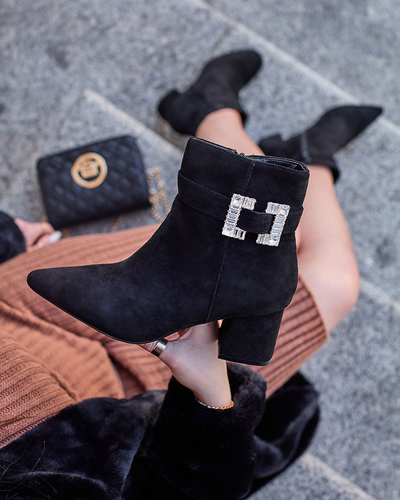 Royalfashion Bottes basses à talon aiguille pour femmes Masemart